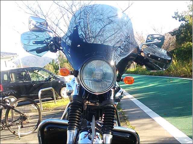 CHIC DESIGN - ガイラシールド＆ガントレット W650 りなしおさん